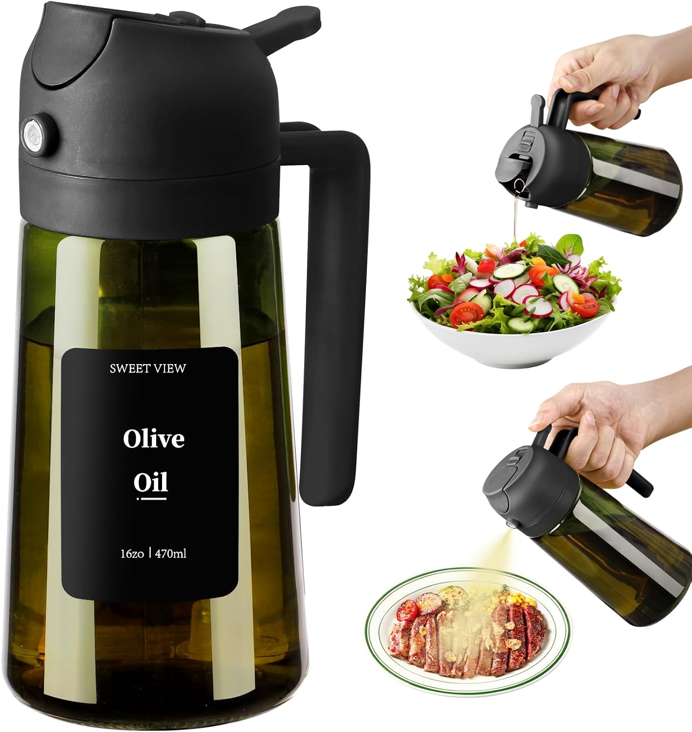Avis d'Expert & Test Approfondi : SWEET VIEW Olijfolie Dispenser en Olie Sproei (Sélection)