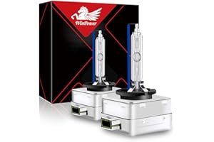 WinPower D3S 35W Lampadina per fari allo xeno Lampada di scarico Sostituire il kit per le lampadine 42V HID auto 8000K Bianco freddo (2 lampade)