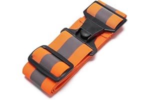 AYKRM Gilet réfléchissant Ceinture de Course/réfléchissant de Haute Visibilité - réglable Pratique pour Sport, Nuit sécurité - Accessoire léger et Confortable de Sport