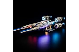 BRIKSMAX Kit de iluminación LED para Lego Star Wars Caza Estelar Rebelde ala-U - Compatible con Lego 75399 Building Blocks Model- No incluir el Conjunto de Lego