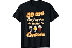 50 Ans Anniversaire Bière Apéro Bières cinquantaine Humour T-Shirt