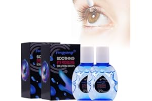 Fengyang 2Pcs Augentropfen, Treatment Eyeproblems Solutiondrops, Augentropfen Gegen Trockene Augen, Augenprobleme Lösungstropfen, Lindert Und Behandelt Effektiv Wunde