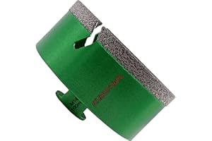 KURSTOL Forets diamantés – 100 mm avec filetage M14 pour percer à sec la porcelaine, la céramique, le granit, le marbre, la pierre