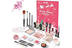 ‎FURTIME FURTIME Beauty Adventskalender 2025, 24 Hochwertige Make-up und Kosmetik Überraschungen für Weihnachten, Geschenkset, Weihnachtsgeschenke für Mädchen Frauen Teenager