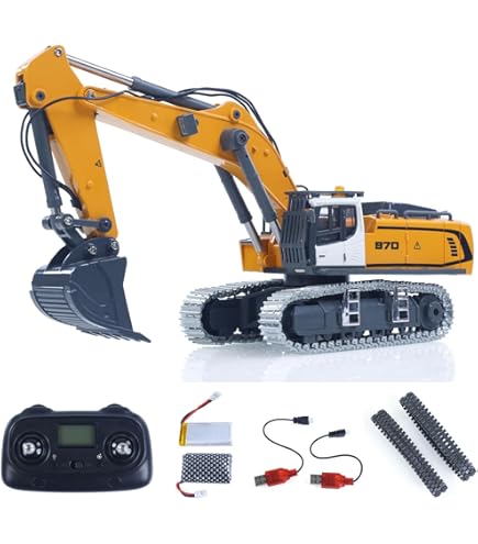 RC LIEBHERR R980 Rupskraan Kraan Graafmachine Technic Technisch MOC Bouwpakket 2071 Bouwstenen Lego Compatible Toy Brick Lighting Bouwmachine Bouwplaats Constructie