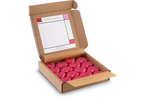 THE COOL CANDLE COMPANY English Rose Scented Wax Melts - 16 Soy Wax Melts Scented with The Delightful Fresh Scent of Freshly Picked Roses - Hand Poured in England by The Cool Candle Co