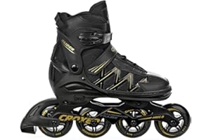 Pattini in linea regolabili Croxer Inliner Glider fino alla taglia 45 Abec9 Cuscinetti a sfera cromati Telaio in alluminio Sistema Double Vent