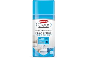 Bob Martin Clear Flea Spray Treatment for the Home - Kills Fleas, Ticks and Dust Mites, Fast and Effective (200ml)