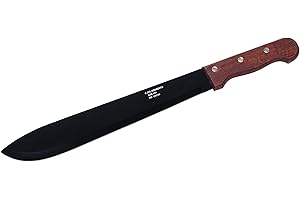 ‎HERBERTZ Herbertz Garten Machete Haumesser Camping Buschmesser Jagdmesser Hackmesser Axt Säge Holzgriff Scheide