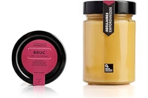 ABELLAIRES EMPORDANESOS Miel cruda de Brezo Cremosa. Origen litoral catalán, España | 100% natural, artesana y sin pasteurizar. Miel directa del apicultor. (Tarro cristal 810 gr.)