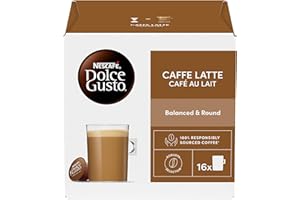 NESCAFÉ DOLCE GUSTO NESCAFÉ DOLCE GUSTO Caffè Latte, 3 Confezioni da 16 Capsule (48 Capsule Compatibili Nescafé Dolce Gusto)