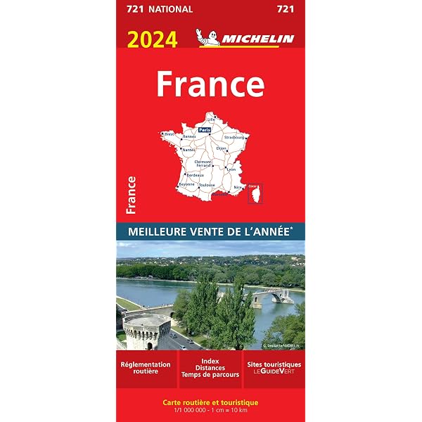 Carte Europe Michelin 705 National - Échelle 1/1 000 000
