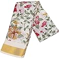 Onam Special Kerala Kasavu Cotton Saree With Rich Pallu and Running Blouse Piece (Saree 5.5 meter, Blouse 0.8 meter)