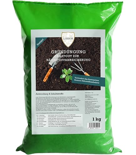 Grndngung Mischung Ganzjhrig Grndngung Saatgut 1 kg - Grndnger zur  Bodenverbesserung mit Humusaufbau und Bodenlockerung im Garten : Amazon.de:  Garten
