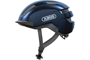 ABUS Casque de vélo PURL-Y - adapté aux trajets en VAE et Speed Bikes - casque de protection stylé NTA adapté aux trajets en adultes et adolescents - bleu, taille L