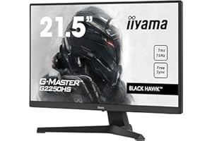 Ecran PC Gamer - IIYAMA G-Master Black Hawk G2250HS-B1 - 21.5 FHD - Dalle VA - 1ms - 75Hz - HDMI / DisplayPort - FreeSync