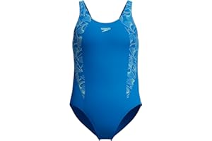 Speedo Mädchen Hyperboom Splice Muscleback Badeanzug | Schwimmtraining | Chlorbeständig Schwimmbekleidung