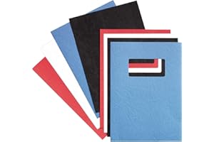 GBC 250G LEATHER COVERS WDW BLK P50