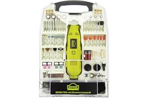 DEWINNER Rotary Multi-Tool, 135W 6 Variable Speed 8000-35000 RPM, 233 pcs Accessories Mini Tool Kit Set Case, DIY Creation for Craft Project Functional Polishing Cleaning Cutting Sanding Carving