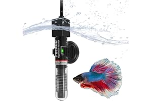 DIFCUL Mini Aquarium Heizung ，25 W Mini Aquarium Heizung mit Saugnäpfen 26 ℃/78,8 ℉ Explosionsschutz Heizstab mit konstanter Temperatur