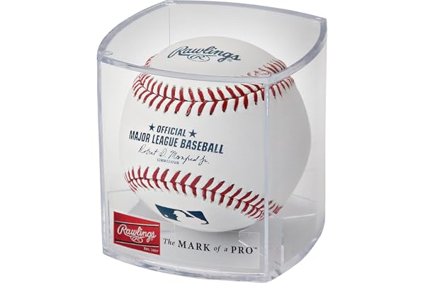 Rawlings Officiell 2024 Major League Baseboll, displayfodral ingår, MLB, ROMLB-R