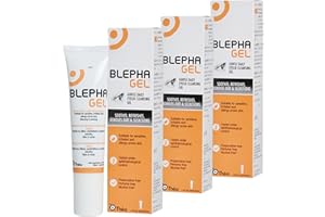 Blephagel Daily Eyelid Cleansing Gel | Gentle, Soothing Cleanser for Suitable for Sensitive Eyelids | Preservative-Free & Hypoallergenic Formula | 3 Pack | 3 x 30g Tube