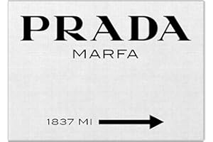 ^RTERBY'S Poster Marfa con Cornice - Orizzontale - varie dimensioni vari colori Made in Italy - riferimento all’opera d’arte di critica al consumismo di Marfa (Texas) (Tela (senza cornice), 50X70)