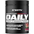 Efectiv Nutrition Performance Daily | Blend of Creatine and Beta Alanine | Designed to Be Used Daily | High Performance Athletes | 25 Servings | 375g (Strawberry Watermelon)
