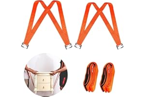 Basetousual 2 Personnes Soulever et Déplacer des Sangles, Sangle Demenagement, Sangle de Levage Jusqu, Sangles de Levage et de Déplacement des Meubles, pour Transporter, Déplacer des Meubles