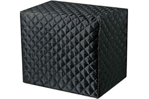 Faderr Brotmaschinen-Abdeckung, spritzwassergeschützt, Staubschutz für KitchenAi d Mixer und extra Zubehör (Größe: schwarz)