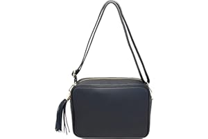 CHICCA BORSE Tracolla Donna Borsa in Pelle Italiana Borsetta a Spalla