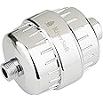 RiverSoft Bliss 15 shower and tap filter for high hardness | Water softener for bathroom | Hard water filter for tap (Chrome)