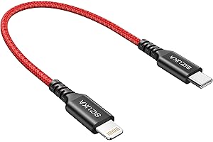 SIZUKA Kabel USB C do Lightning 0,3 m, kabel iPhone typu C [certyfikat MFi] Power Delivery szybkie ładowanie USB C Lightning kompatybilny z iPhone 14/13/12/12 Pro/11/11 Pro/11 Pro/XR/XS Max/XS/X/8