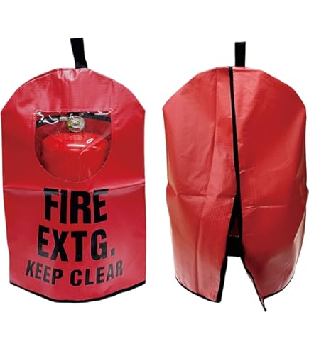 Copertura per estintore, resistente custodia protettiva antincendio da graffi e ammaccature, accessori, 43,2 cm x 55,9 cm, 1 pezzo (2,3-5,9 kg
