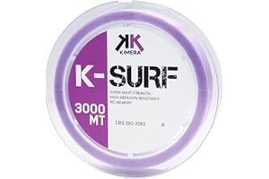 Kimera Mt 3000, K-Surf, Filo da Pesca Unisex Adulto, Viola Chiaro, 0.25