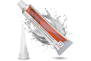 DIP TOOLS DIP-Tools - Masilla impermeable de, resistente al agua, sellado de plástico líquido, ideal para canalones, terraza, coche, etc. (80 g)