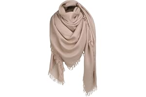Superora Alleza Echarpe Foulard Châle à Carré Coton Femme pour Automne Hiver