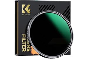 K&F CONCEPT Filter 62mm Black Mist 1/4 & Variable ND2-ND400 2-in-1-Multifunktionsfilter (Nano-Xcel Serie)