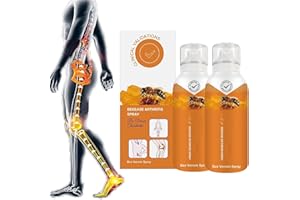 PELINUAR Body Therapy Bienengift Gelenk- und Knochentherapie-Spray, Bienengift Gel Spray,Bienengift Serum Spray,Bienengift-Spray,Bienengift-Gel,bietet für Rücken, Nacken, Hände, Füße (2 Pcs)