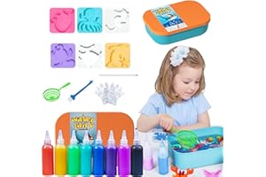 Aszaui Aqua Gelz Creative Set,Aquagelz 3D Creative Set de Mágicos de Geles de Océano para Niños,Manualidades, Actividades Creativas,Juego Educativos Niños