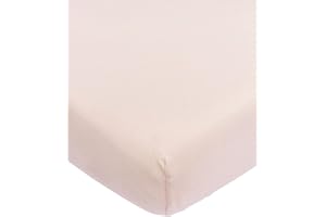 Meyco Baby Uni prześcieradło do łóżeczka dziecięcego (prześcieradło z miękkiego dżerseju, wykonane w 100% z bawełny, oddychające, wymiary: 60 x 120 cm), Soft Pink