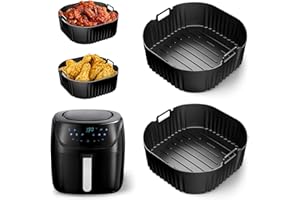 BAFIWU Silikonform HeißLuftfritteuse Zubehör für Russell Hobbs Heißluftfritteuse, 2 Stück Auflaufform Airfryer für Russel Hobbs Heißluftfritteuse 4 L, Air Fryer Silikon Einsatz für Russell Hobbs Airfryer