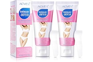‎QLIGES Enthaarungscreme Intimbereich,Haarentfernungscreme Frauen MäNner,Enthaarungscreme für Intimbereich,für Intime und Empfindliche Haut,Schnelle und Effektive Haarentfernung FüR In Nur 6-8 Minuten 2pc