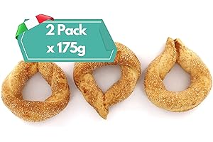 Torcetti al Burro Artigianali 2x175g – Biscotti Tipici Piemontesi – Frolla Friabile con Burro, Farina e Zucchero – Lavorati a Mano in Italia – Specialità Regionale – 13 di Ilaria