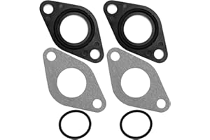VGOL Lot de 2 joints d'admission de carburateur avec joint torique de rechange pour 50 cc 70 cc 90 cc 110 cc 125 cc Dirt Pit Bike ATV 4 roues Quad Scooter