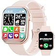 Hwagol Reloj Inteligente Mujer Hombre, 1.85" HD Smartwatch Mujer con Bluetooth Llamada, Reloj Smartwatch con 140+ Modos Depor