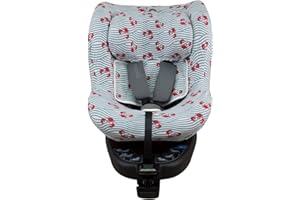 JYOKO KIDS Housse pour siège auto bébé en coton compatible avec Be Cool Nadò, Chicco 2 Easy (Crabby)
