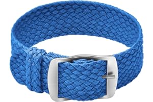 ULLCHRO Nylon Bracelet Montre Remplacer Haute Qualité Perlon Tissé Bracelet Montre NATO Homme Femme - 14, 16, 18, 20, 22mm Montre Bracelet avec Acier Inoxydable Boucle