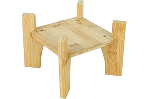 Hiziwimi Beverage Dispenser Stand, Bamboo Drink Dispenser Stand for Max 7.3 Inch,Fits 1 Gallon Glass Drink Jar Water Jugs, Juice Dispenser Stand Wooden Stand for Lemonade Jar