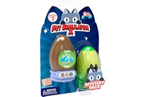 Pet Simulator X - 2 jajko figurki tajemnicze - od 6 lat - postacie z gier wideo - Lansay